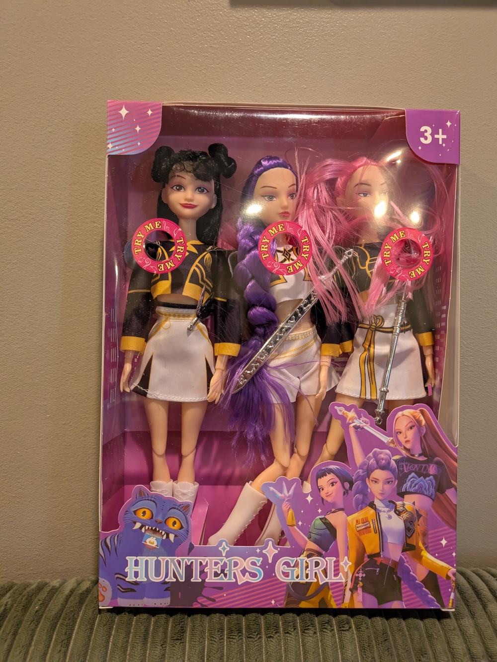 New3 K-pop Demon Hunters Singing Dolls